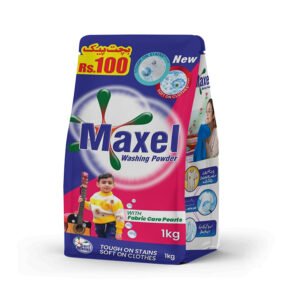 Maxel Washing Powder – 100 Rupees Pack – Multi-Enzyme Formula